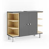 WASCHBECKENUNTERSCHRANK Aquis Anthrazit 79.6 x 64 cm - Anthrazit, Holzwerkstoff (79.6/64/32cm) - Vicco