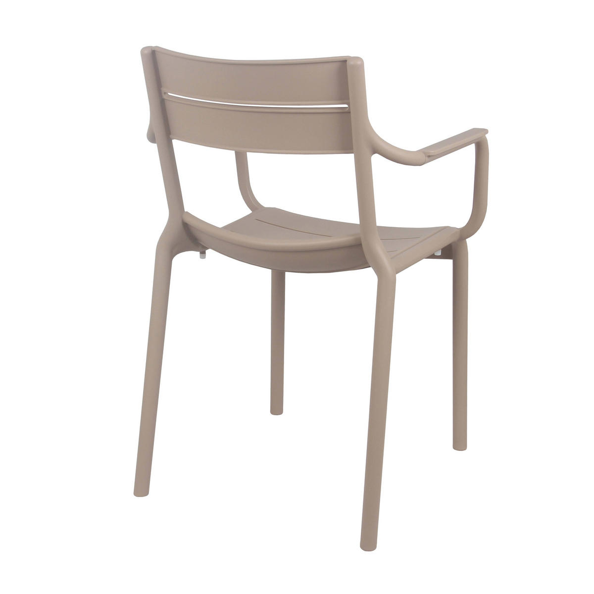 GARTENSTUHL, Elfenbeinfarbe - Creme, Kunststoff (55/59cm) - Oviala