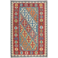 HANDWEBTEPPICH Kelim Gashgai Blau 178/118 cm Schurwolle - Blau, Textil (118/178cm) - Looma