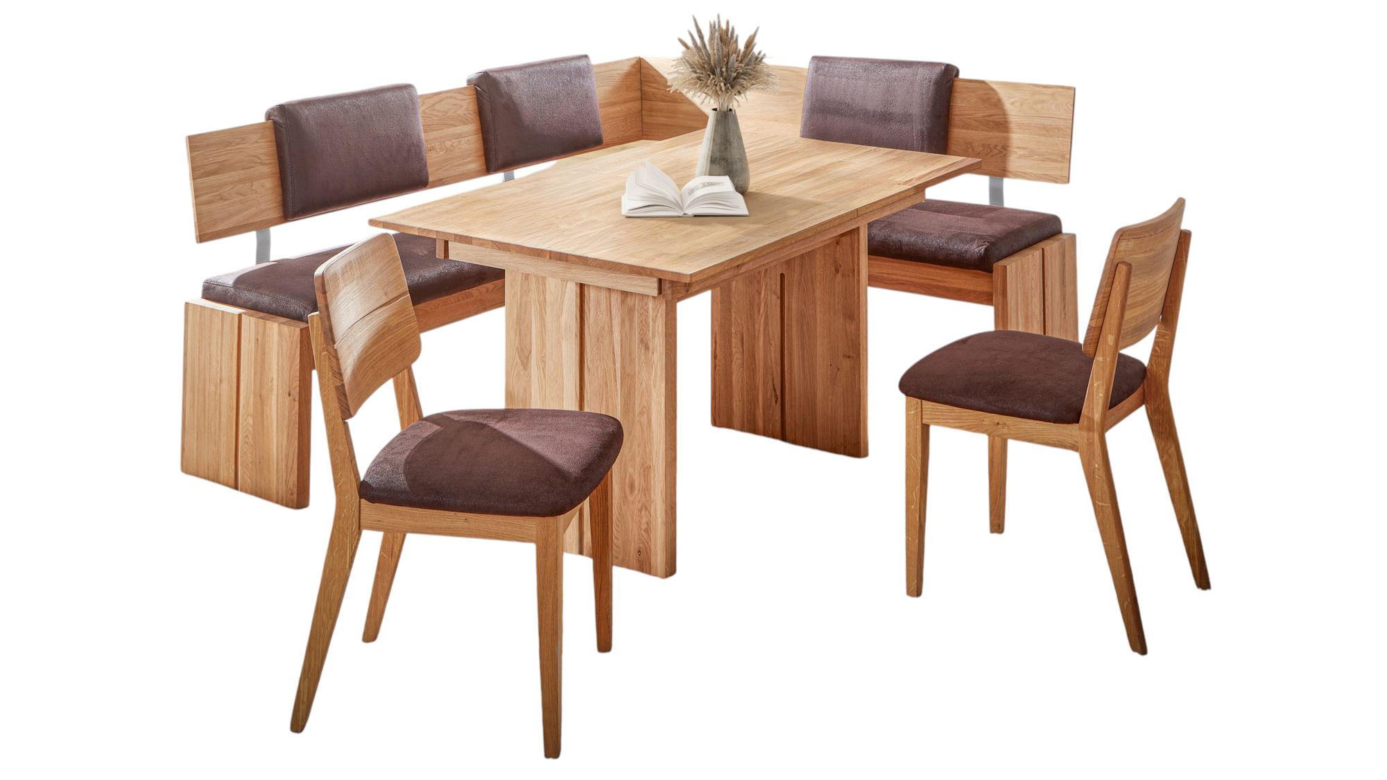 58aufmkessel Eckbankgruppe Wildeiche, Braun 192x85x167 cm