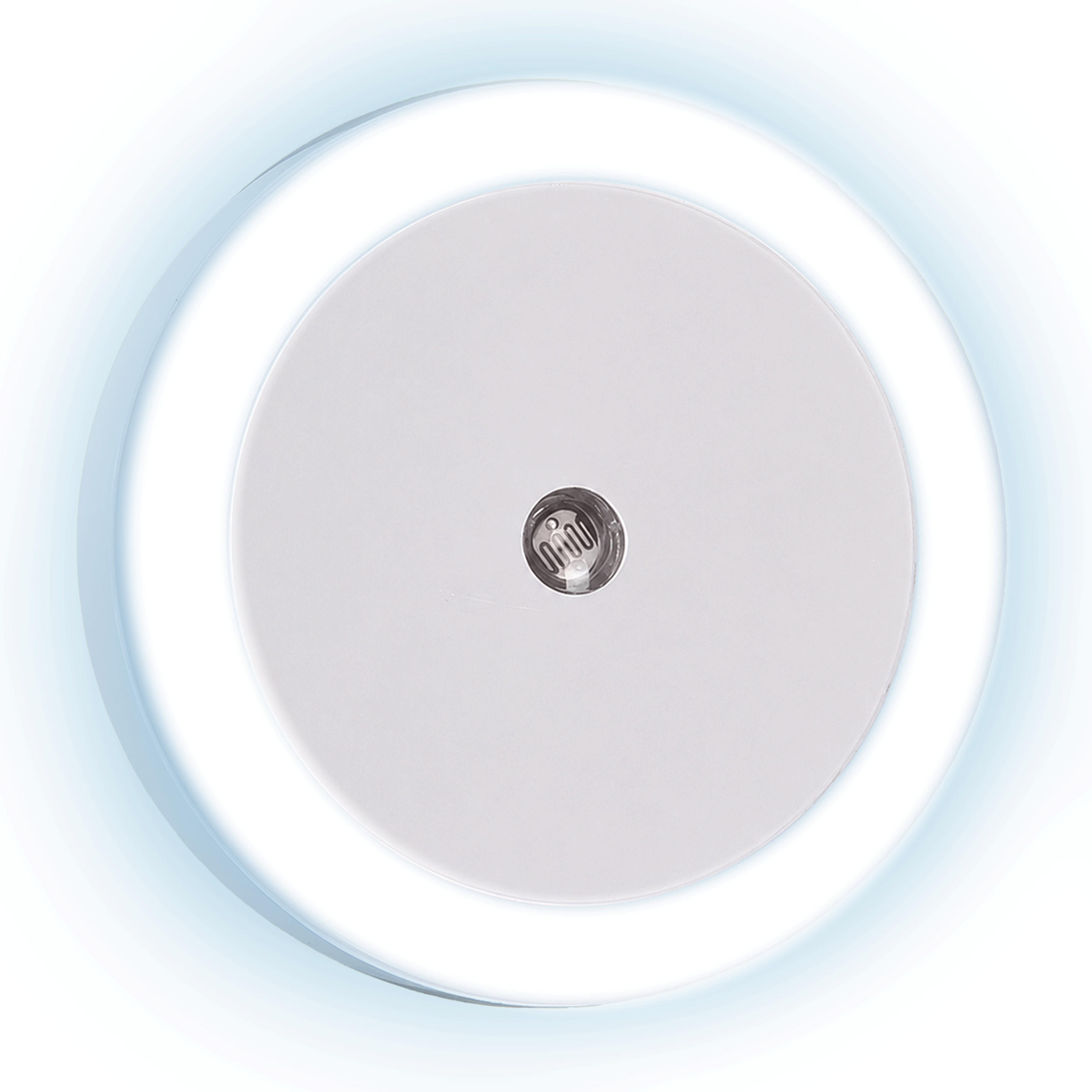 NACHTLICHT LED, Steckdose mit Bewegungssensor - Weiß, Kunststoff (8/2/8cm) - KRUMAD