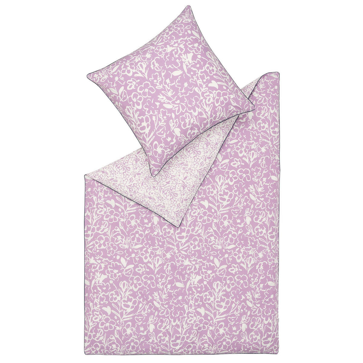 WENDEBETTWÄSCHE CLEO - Flieder, Textil (135/200cm) - Esprit