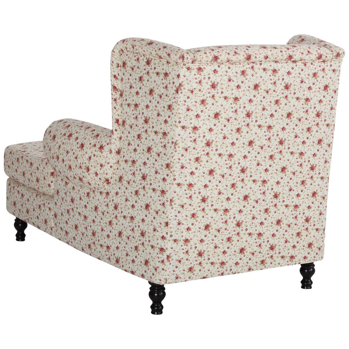 SESSEL XXL Karley Bezug Flachgewebe Buche nussbaum dunkel / geblümt beige - Beige, Kunststoff (149/103/103cm) - 58aufmkessel