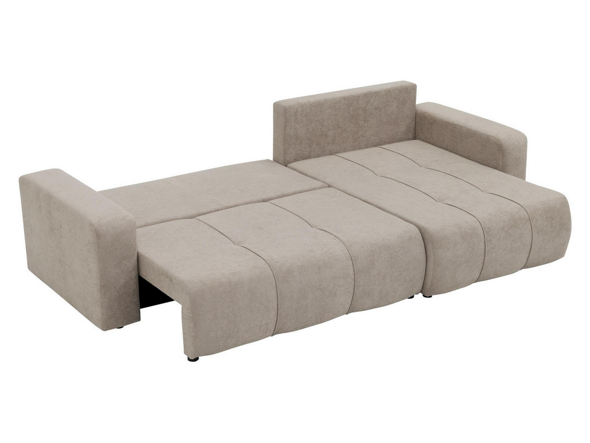 ECKSOFA Furyn Maxi - Gelb/Schwarz, Holz/Kunststoff (274/145cm) - MIRJAN24