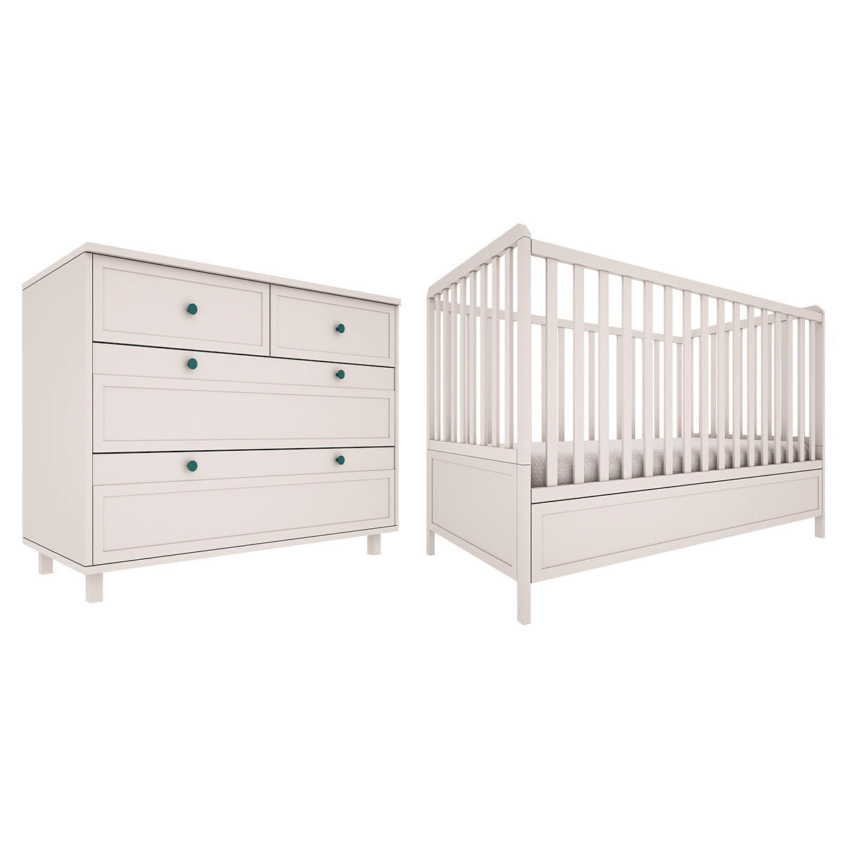 SOBA ZA BEBE 2-dijelniGabriel bež - bež, drvni materijal (145/103/75cm) - Petits-meubles