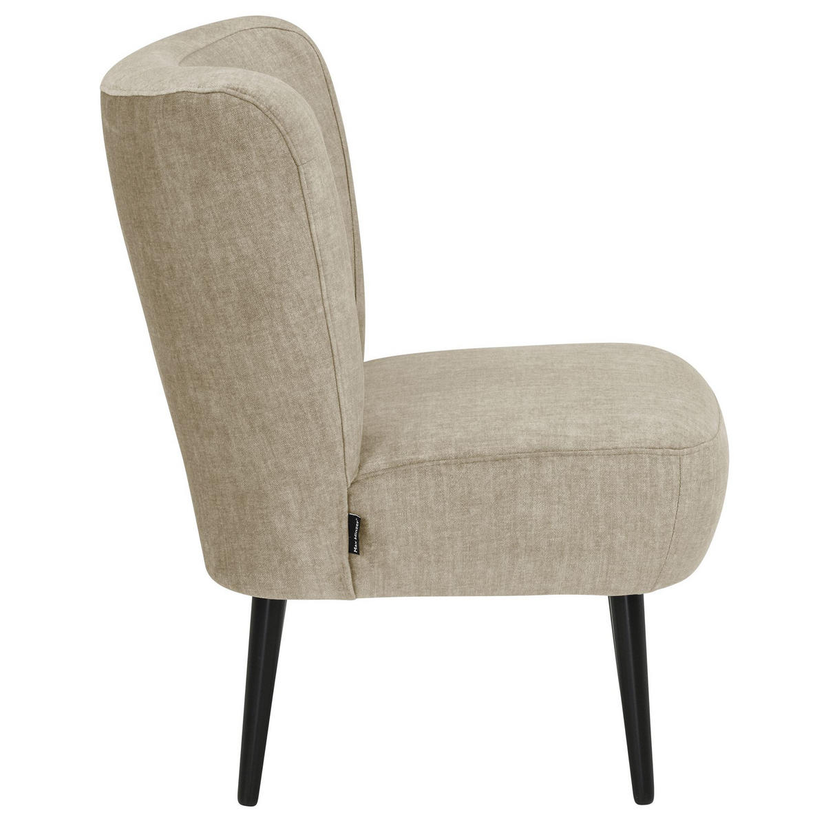 POLSTERSESSEL Kassi Samtvelours beige - Beige, Kunststoff (68/80/69cm) - 58aufmkessel