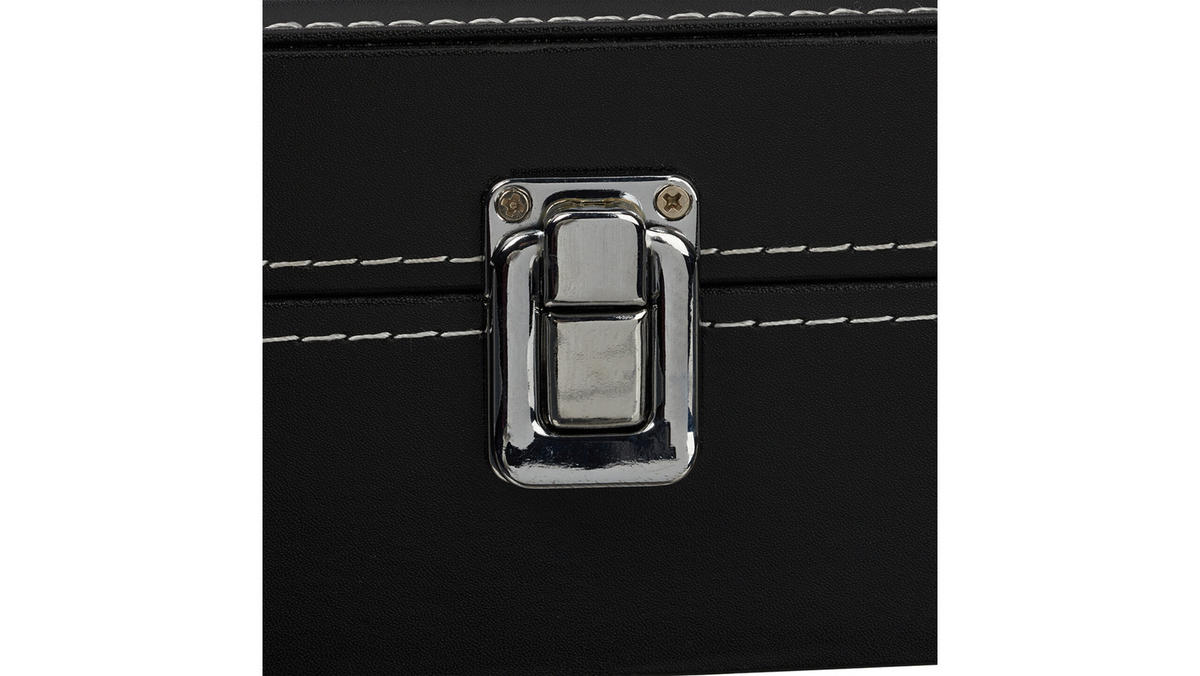 BRILLENBOX - Multicolor, Glas/Holzwerkstoff (33.5/8.5/24.5cm) - Relaxdays