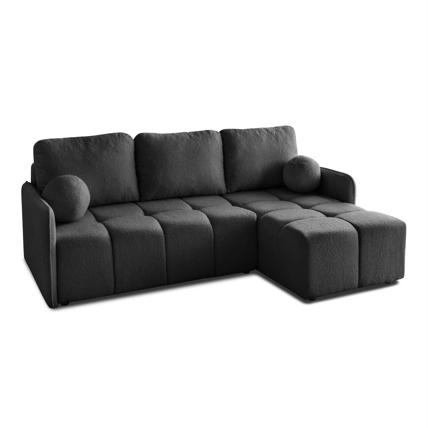 Lookway Ecksofa Grau 217x145 cm