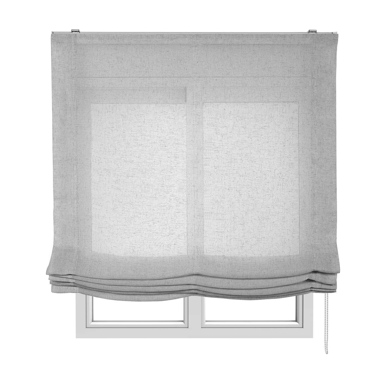 RAFFROLLOS | Grau, 150 cm x 175 cm - Grau, Kunststoff (150/175cm) - STORESDECO