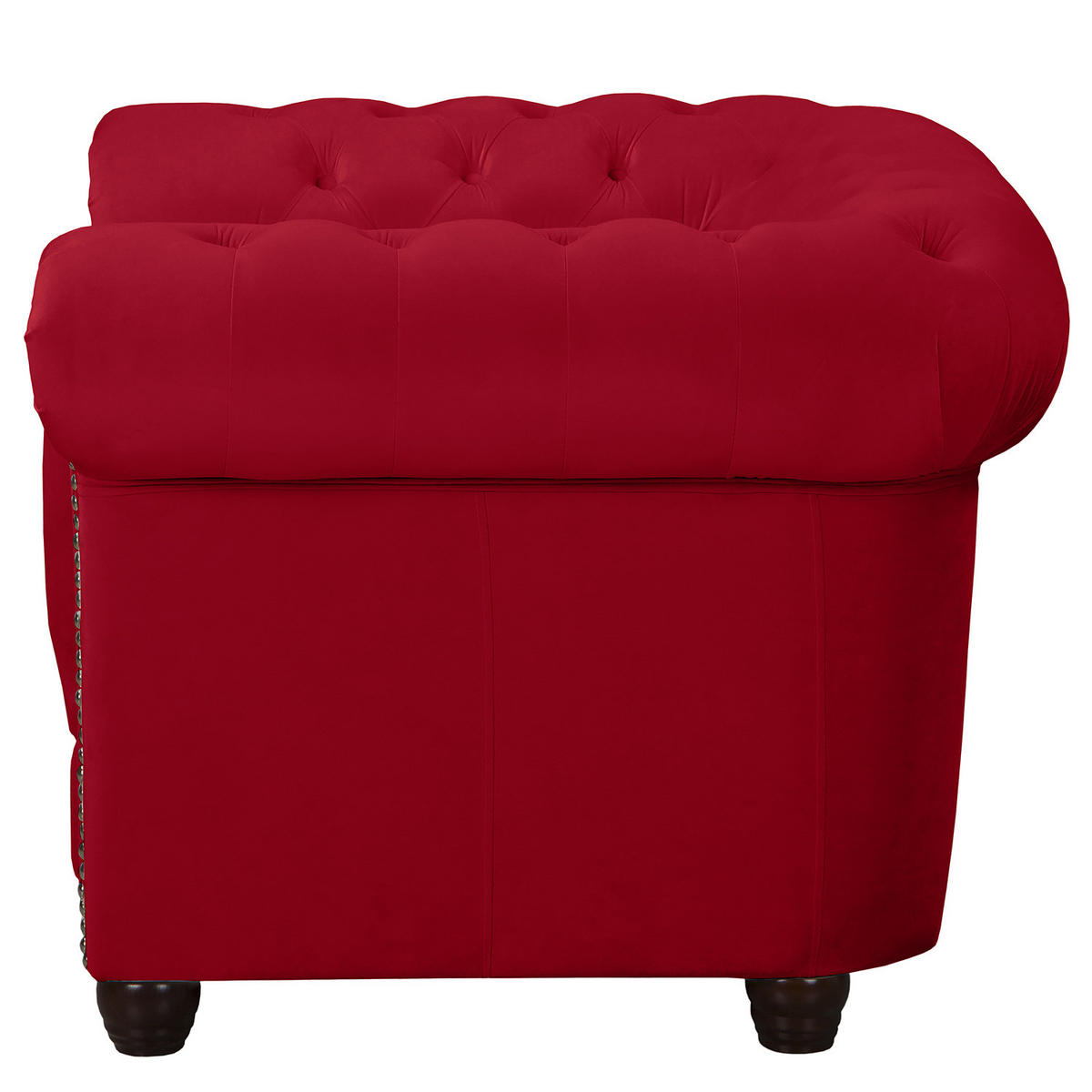 SESSEL - Buchefarben/Rot, Holz/Buchenholz (104/72/86cm) - home24