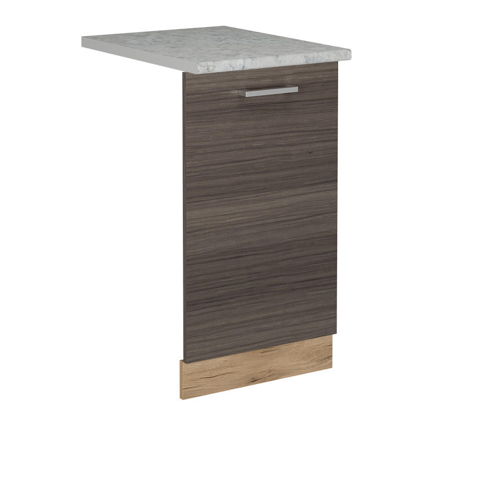 KRYT MYČKY NÁDOBÍ R-Line Ušlechtilá šedá - šedá/medově dubová, kompozitní dřevo (45/81.8/1.6cm) - Vicco