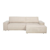 SCHLAFSOFA - 4 Personen - Stoff - Beige - - Beige, Textil (267/85/167cm) - Vente-Unique