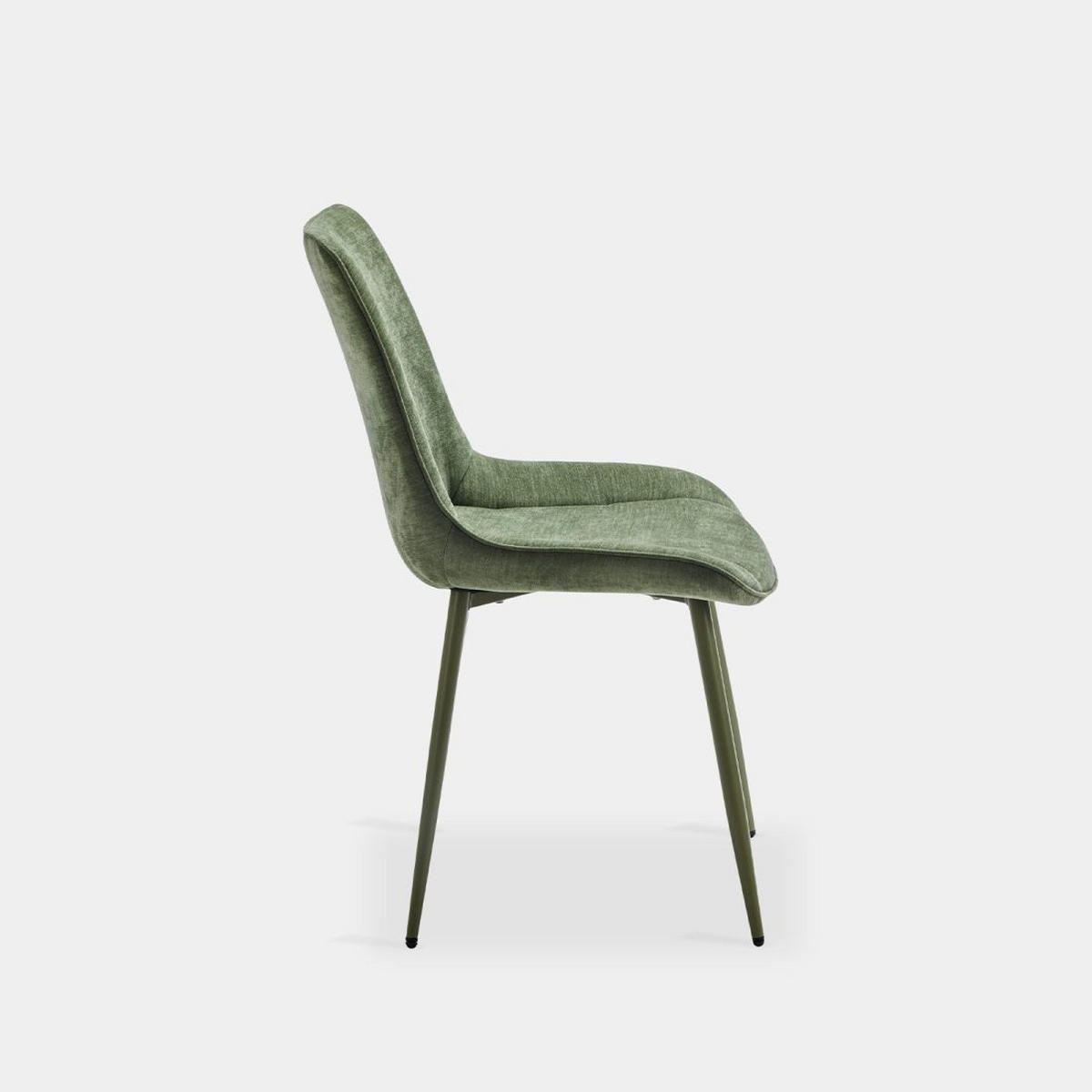 ESSZIMMERSTUHL Niro Grün 50 cm x 86 cm 4er-Set - Grün, Textil (50/86/58cm) - Klast Home