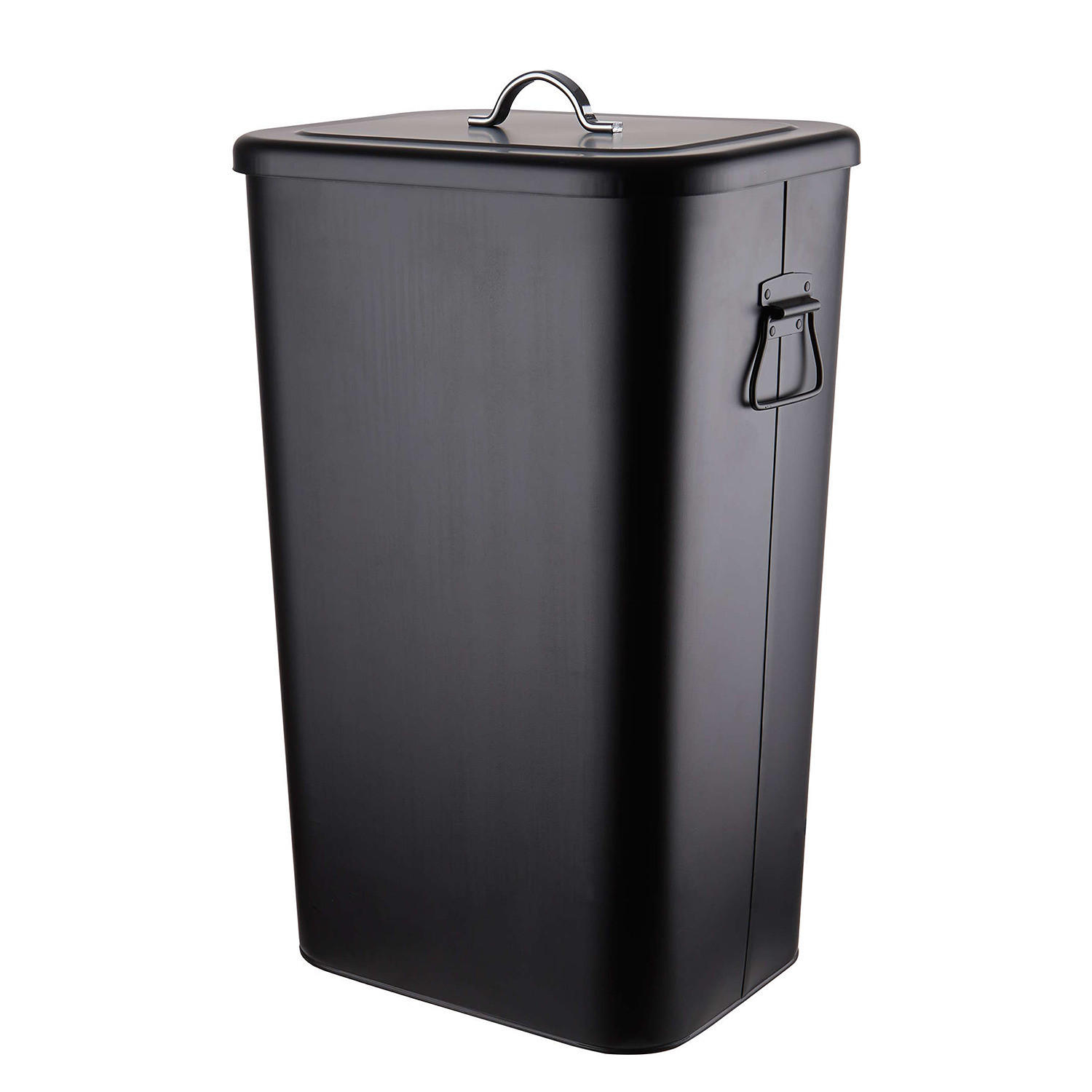 Butlers Mülleimer Schwarz 34x58x28 cm