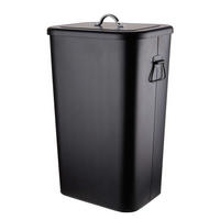 MÜLLEIMER Binster - Schwarz, Metall (34/58/28cm) - BUTLERS