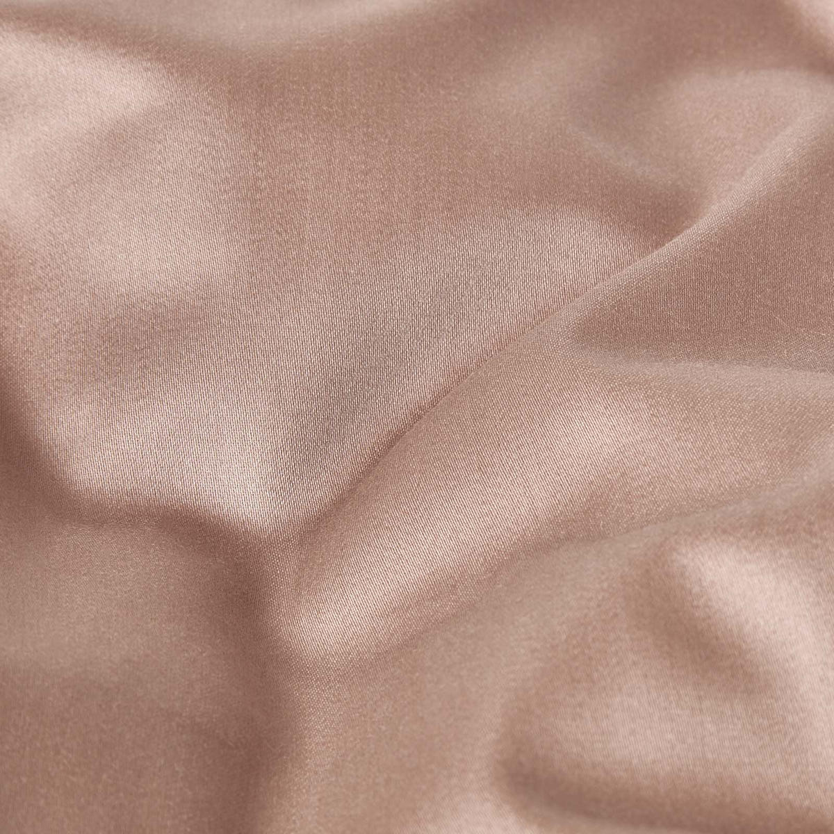 BIO-BETTWÄSCHE Satin Fadendichte 400 - Braun, Textil (200/200cm) - Homescapes
