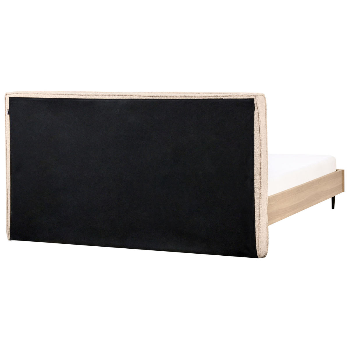 BETT mit Lattenrost 180x200 cm Beige Izernore - Beige, Textil (180/200cm) - Beliani