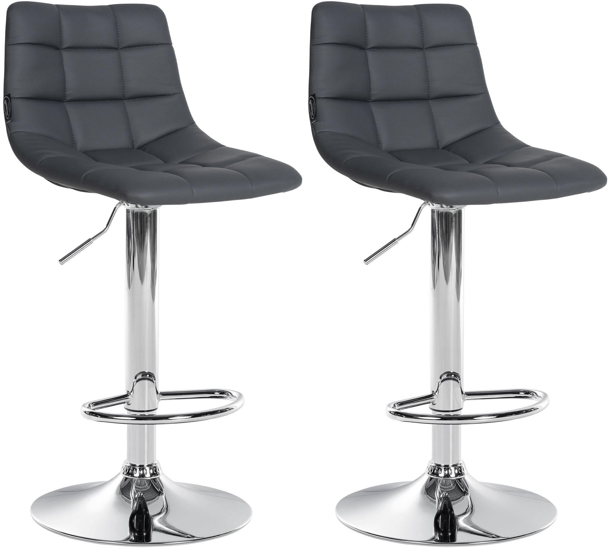 furnicato Barhocker Grau 43x87x46.5 cm