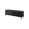 TV-SCHRANK Schwarz Senso 153 X 53 cm - Schwarz, Holzwerkstoff (153/53/39cm) - Bettso