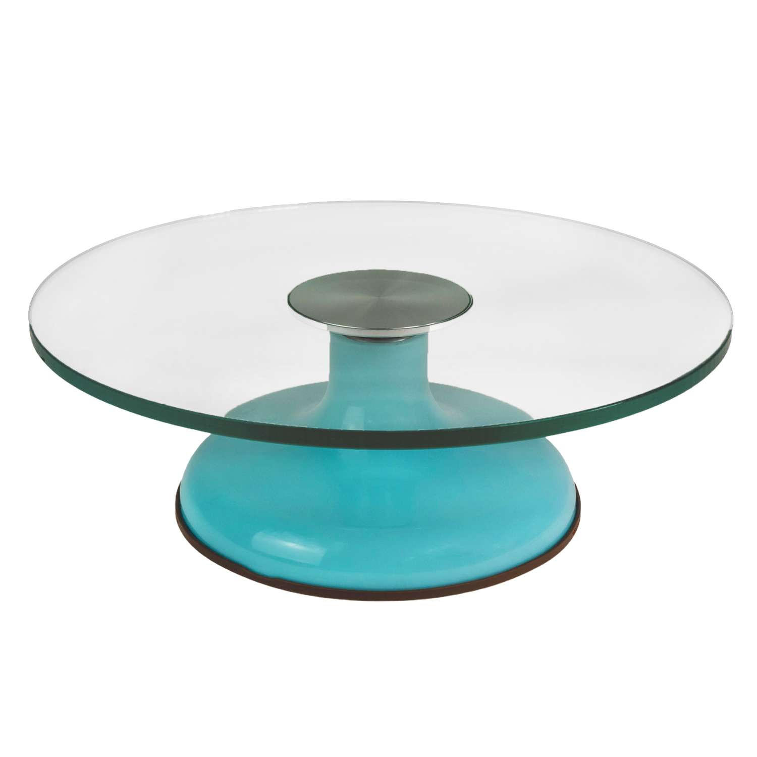 KUCHENPLATTE - Blau, Glas (30/10/30cm) - Intirilife