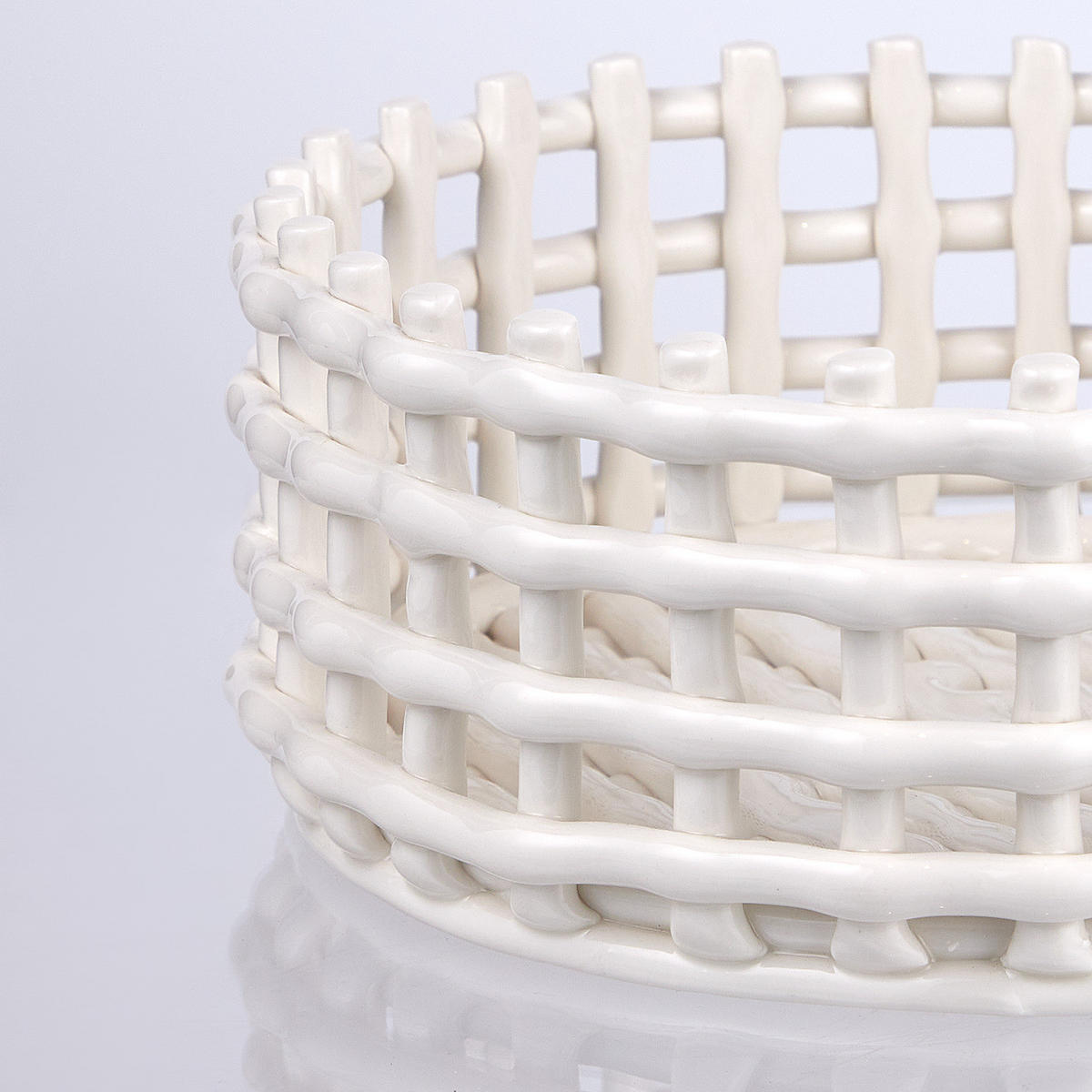 KORB Craft - Weiß, Keramik (21/21/9cm) - Butlers