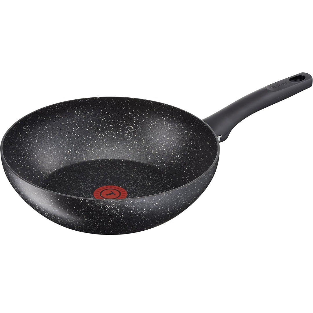 WOKPFANNE C6361902 Schwarz 28 cm Aluminium Induktion Antihaft - Schwarz, Kunststoff/Metall (28cm)