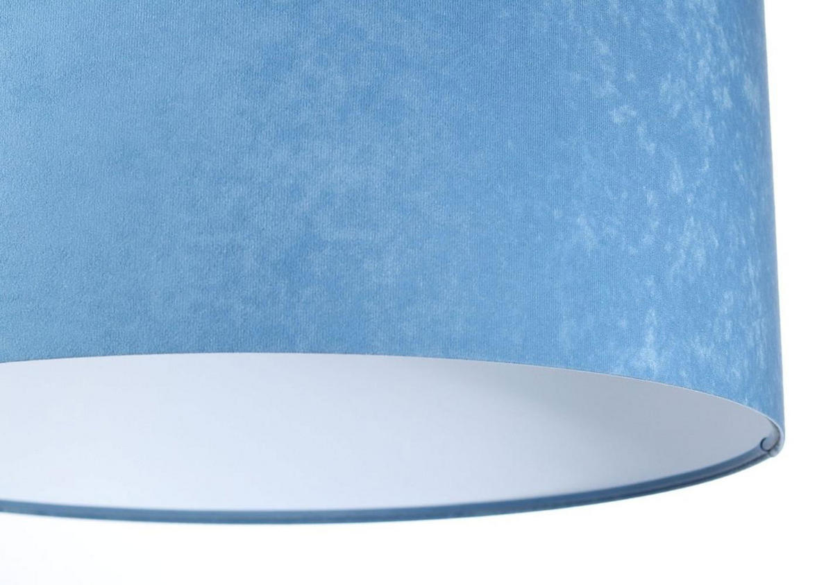 HÄNGELEUCHTE Blau 60/30 cm - Blau/Weiß, Kunststoff (60/1.1/30cm) - ONZENO