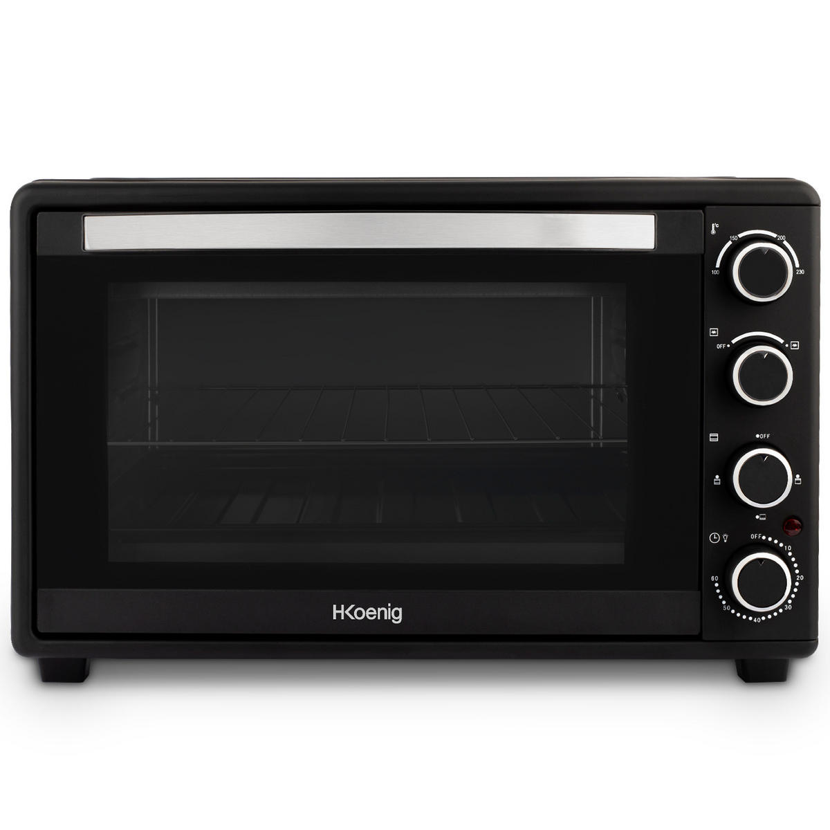 MINI-BACKOFEN FO45 Schwarz - Schwarz, Metall (55.8/35/45.5cm) - HKoenig
