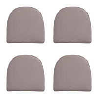 SITZKISSEN YORK Panama 48/48 cm 4er-Set - Braun, Textil (48/5/48cm) - Madison