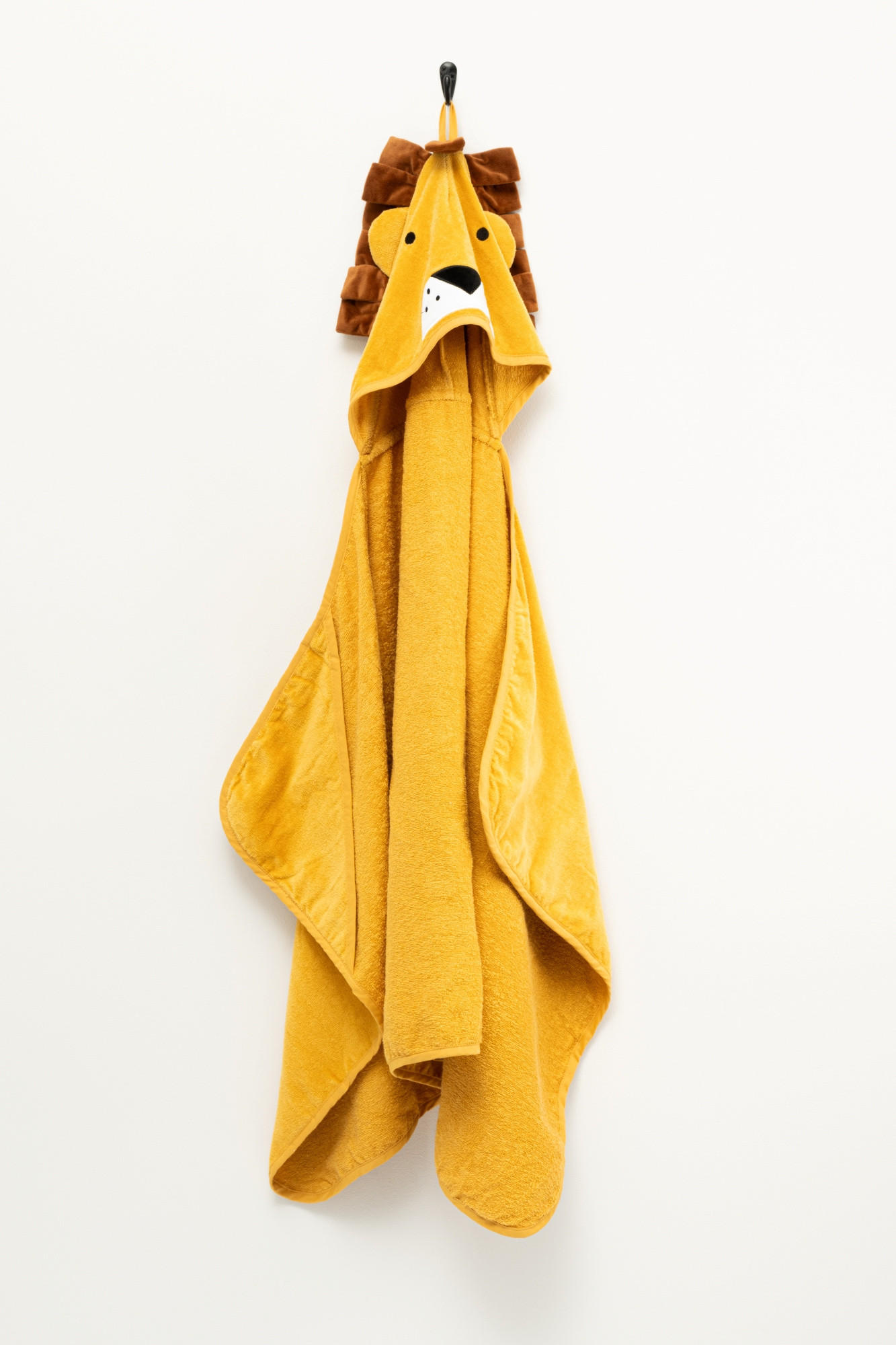 KAPUZENHANDTUCH Lion 60/100 cm - Gelb, Naturmaterialen (100/60cm)