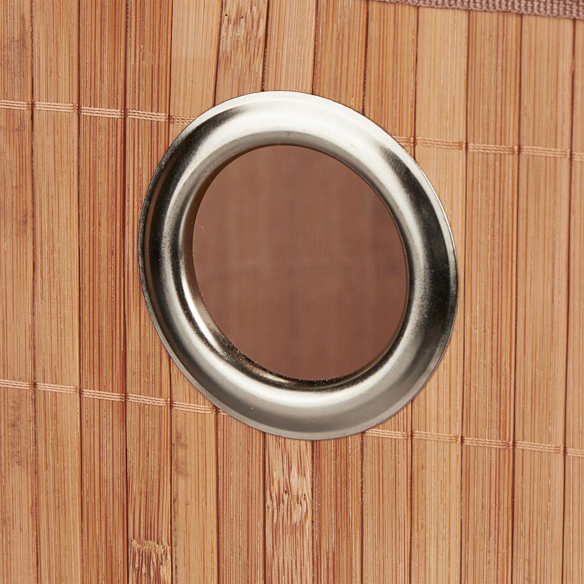 AUFBEWAHRUNGSKORB - Multicolor, Holz/Textil (31/20/31cm) - Relaxdays