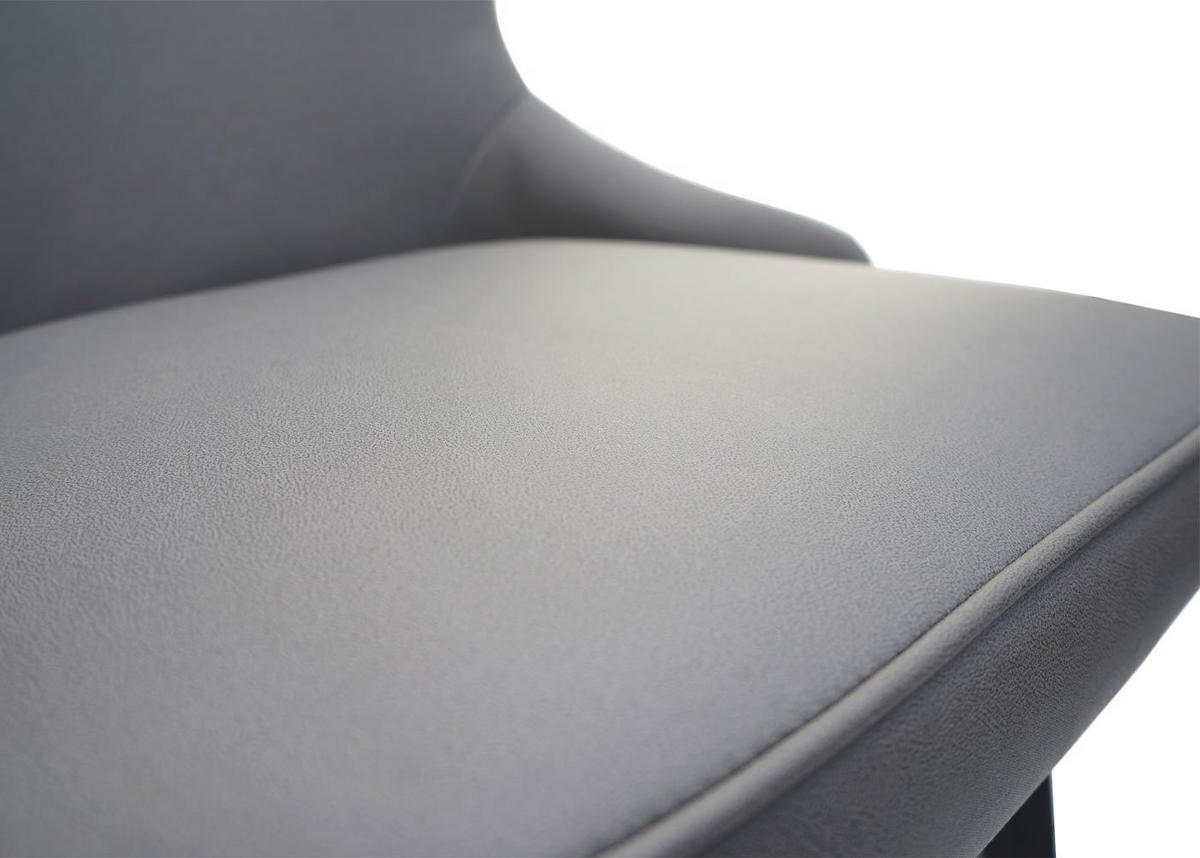 ESSZIMMERSTUHL Grau, Hellgrau 2er-Set - Hellgrau/Grau, Textil (53/86/53cm) - MCW