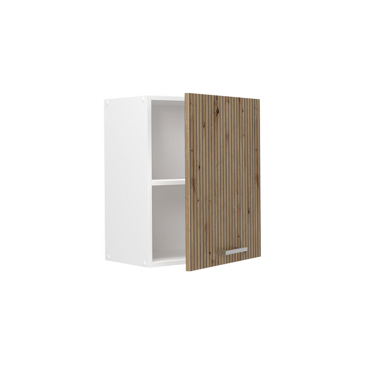 HÄNGESCHRANK R-Line, Artisan-Eiche/Weiß, 50 cm - Weiß/Eiche Artisan, Holzwerkstoff (50/60/31cm) - Vicco