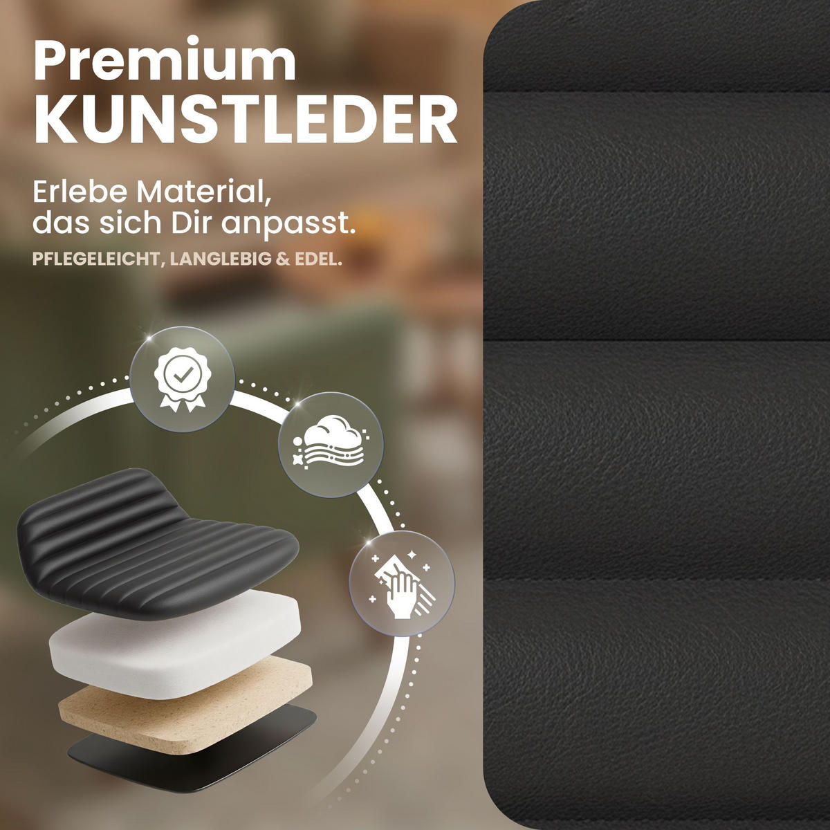 SCHWINGSTUHL Metall Grau - Grau, Metall (55/90/62cm) - CLP