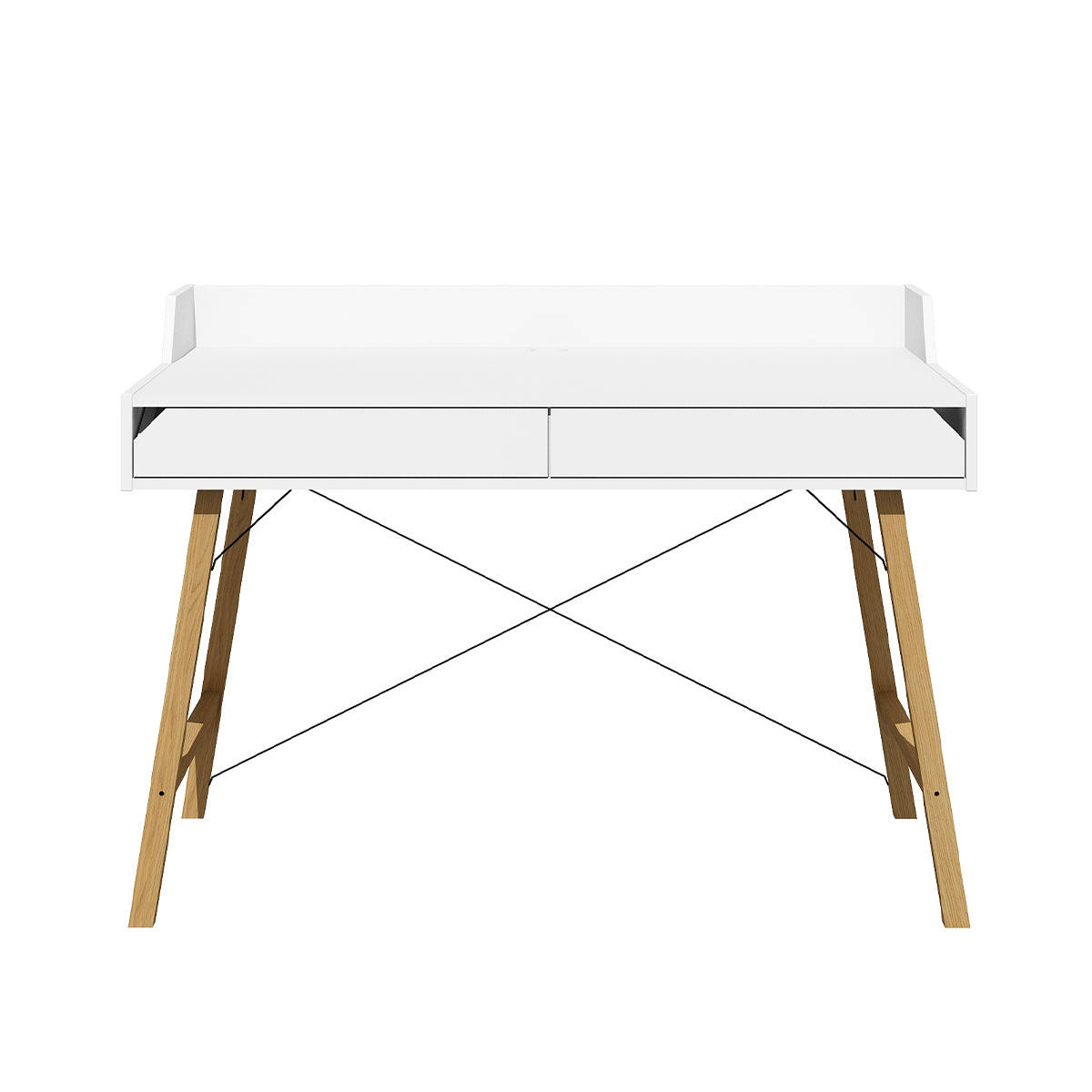 SCHREIBTISCH Weiß - Weiß, Holzwerkstoff (60/120/86cm) - Petits-meubles