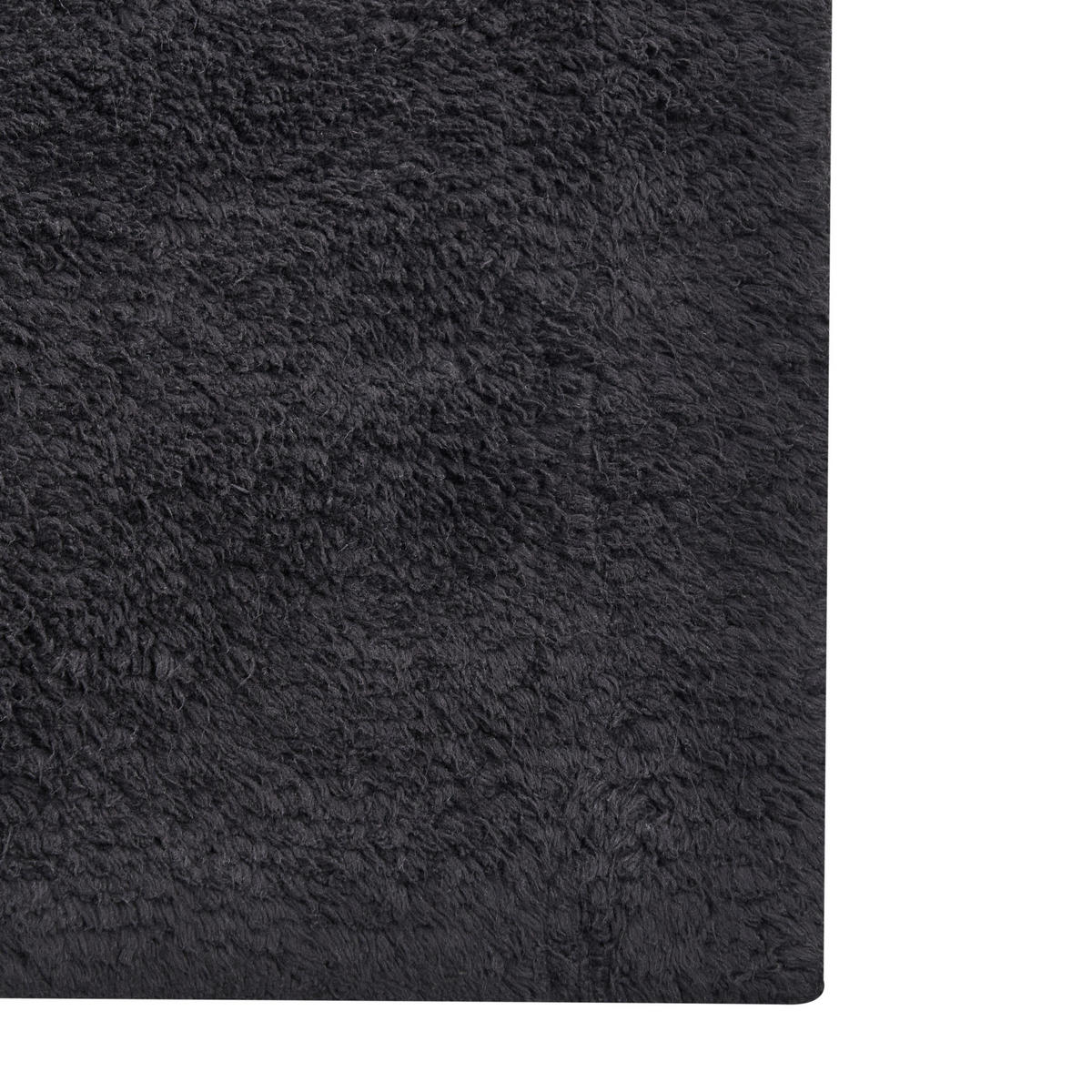 KOUPELNOVÁ PŘEDLOŽKA Černá 60/90 cm Bavlna Goela - černá, textil (60/90cm) - Beliani