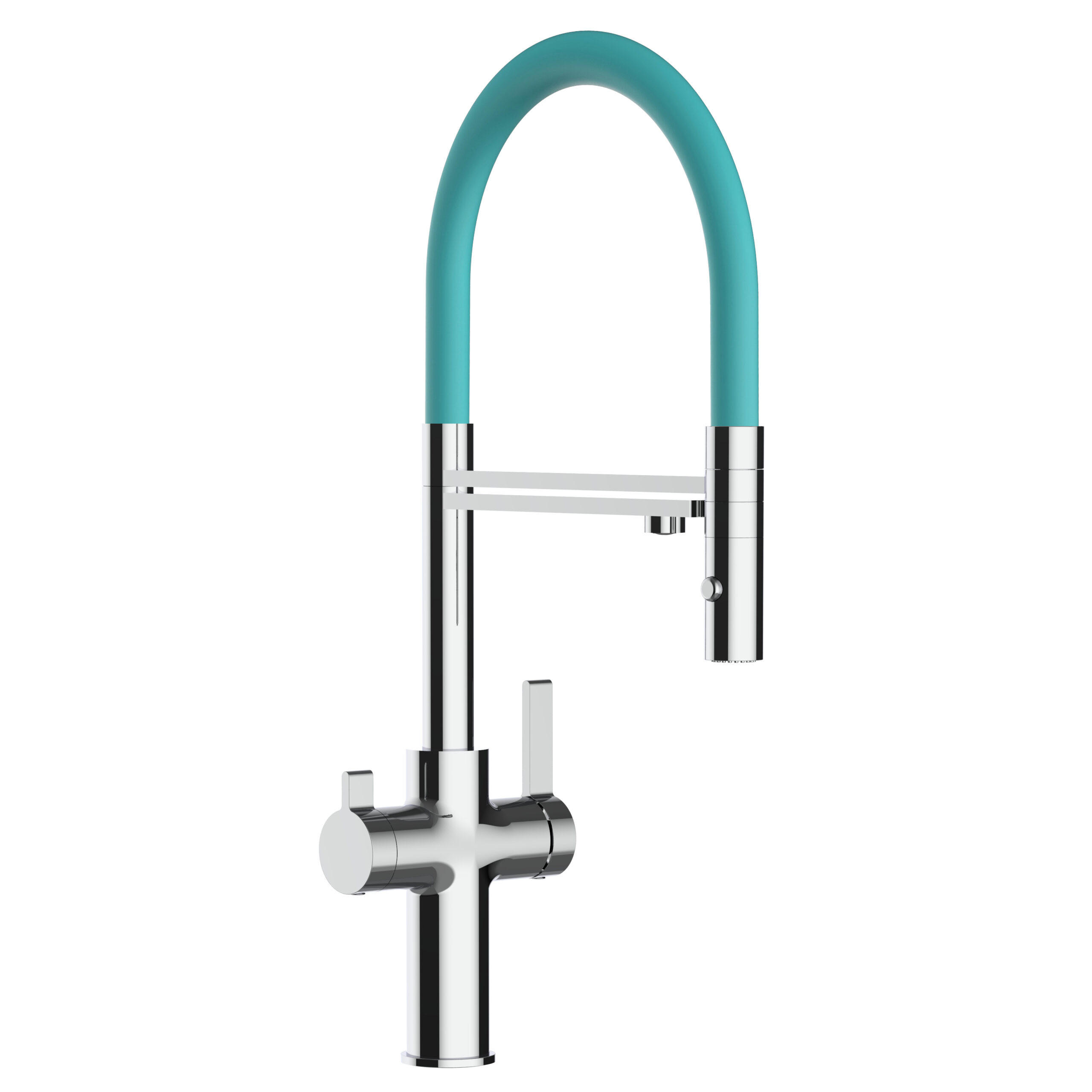Vizio 3-Wege-Küchenarmatur, Türkis 20.61x48x20.61 cm