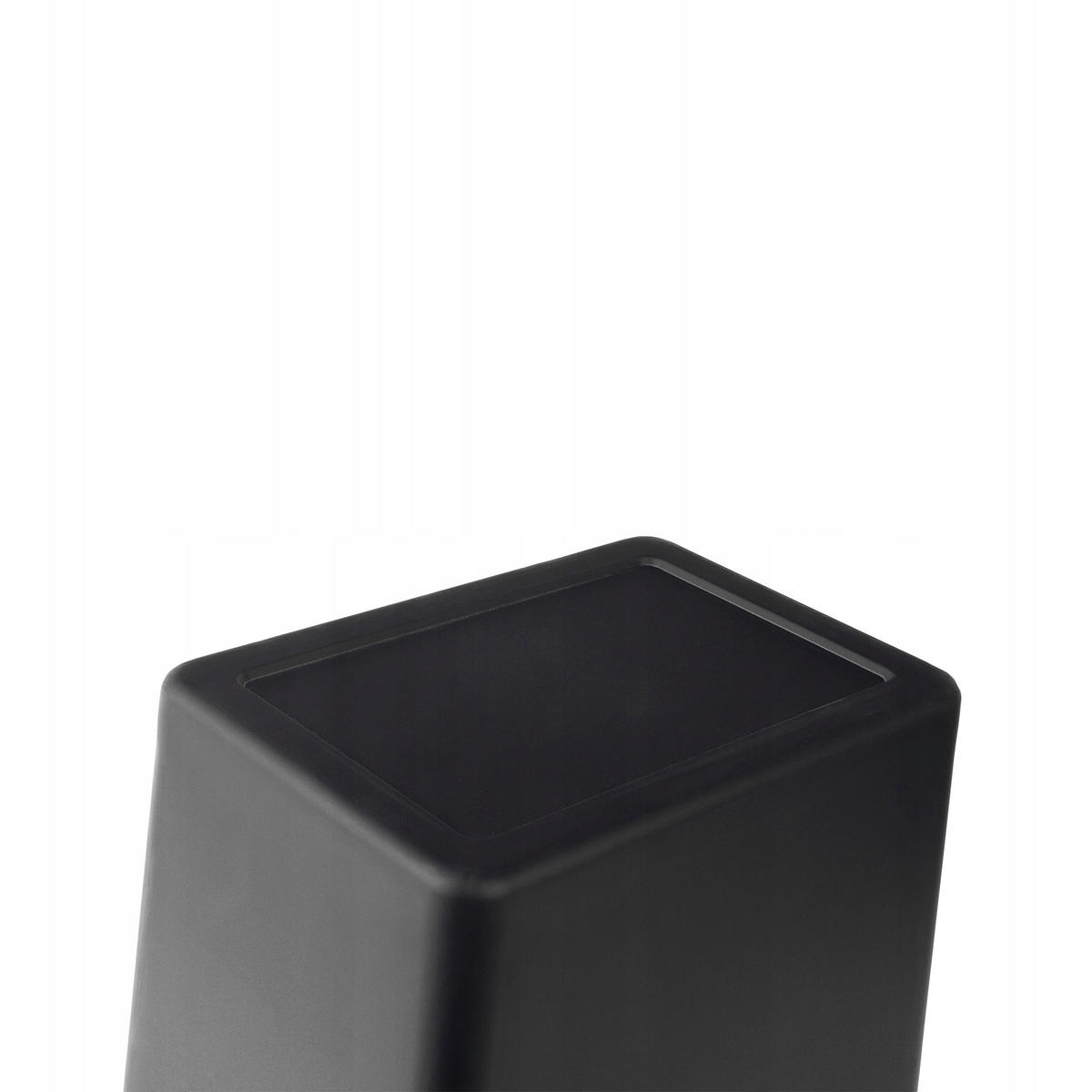 ABFALLBEHÄLTER, 23L, Schwarz - Schwarz, Kunststoff (27/32cm) - KADAX