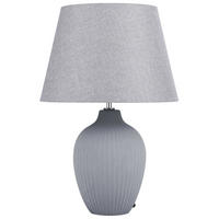 TISCHLAMPE Fergus 33/33/52 cm - Grau, Keramik (33/33/52cm) - Beliani