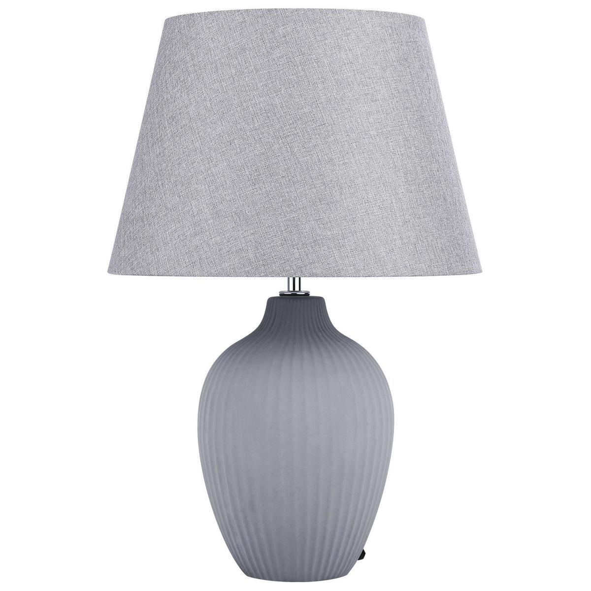 TISCHLAMPE Fergus 33/33/52 cm - Grau, Keramik (33/33/52cm) - Beliani