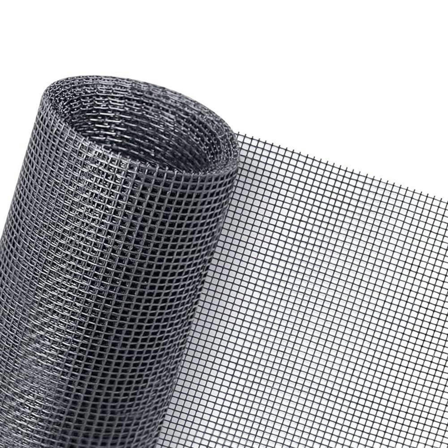 FLIEGENGITTER Fenster 200 x 250 cm Grau - Grau, Textil (1/1/1cm)