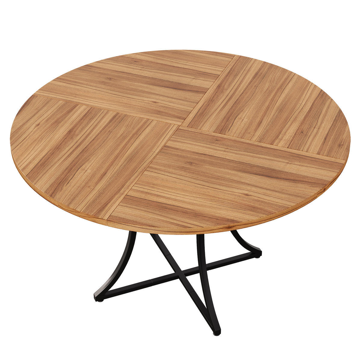 ESSTISCH 100/75 cm mit Ablagefläche DE-39846 Walnussoptik - Walnussfarben, Holzwerkstoff (100/100/75cm) - ComfortXL