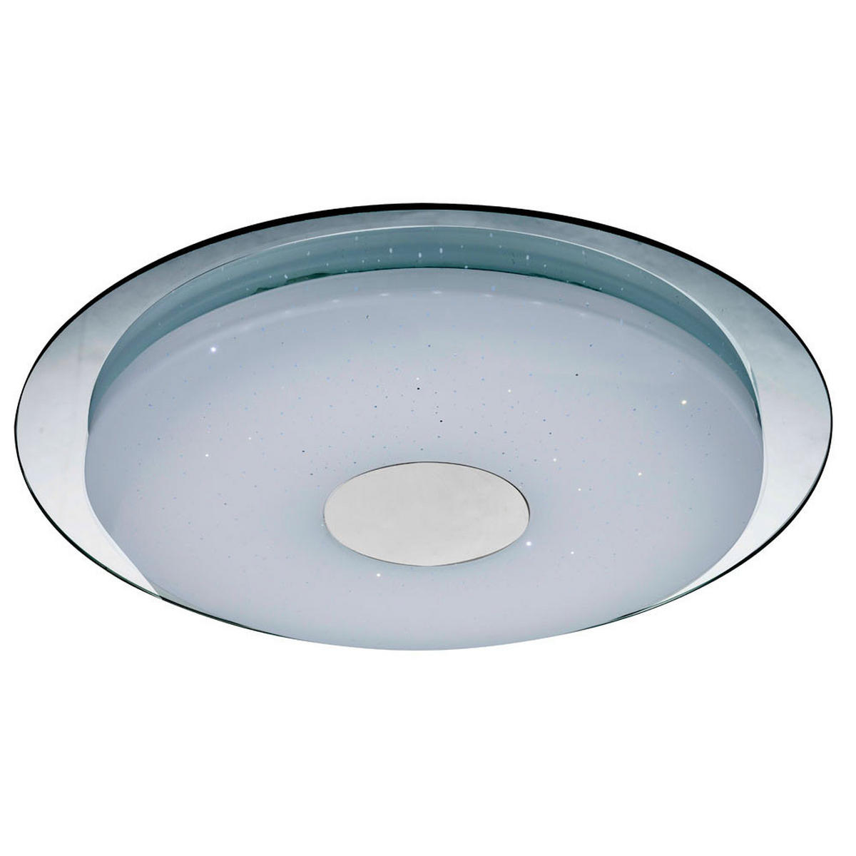 LED DECKENLEUCHTE Acryl Weiß Opal - Weiß, Metall (45/45/5cm) - Globo Lighting