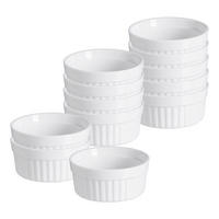 AUFLAUFFORMEN Bianco weiß ø 11 cm 12er Set - Weiß, Keramik (11cm) - Ritzenhoff Breker