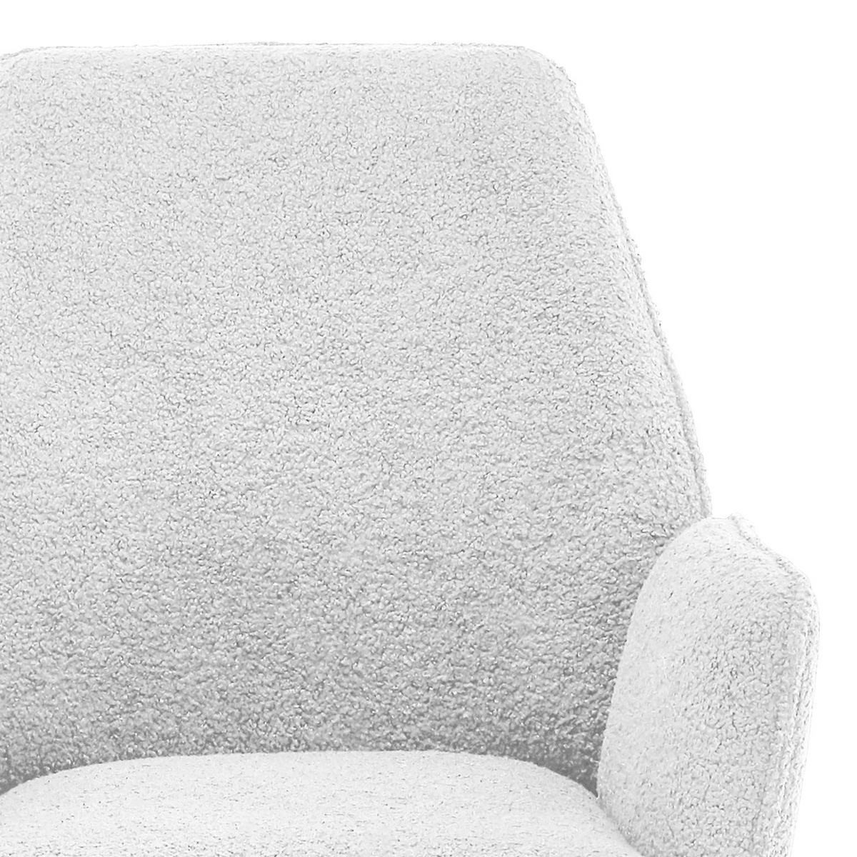 BÜROSTUHL - Weiß, Kunststoff/Textil (59/88/65cm) - home24
