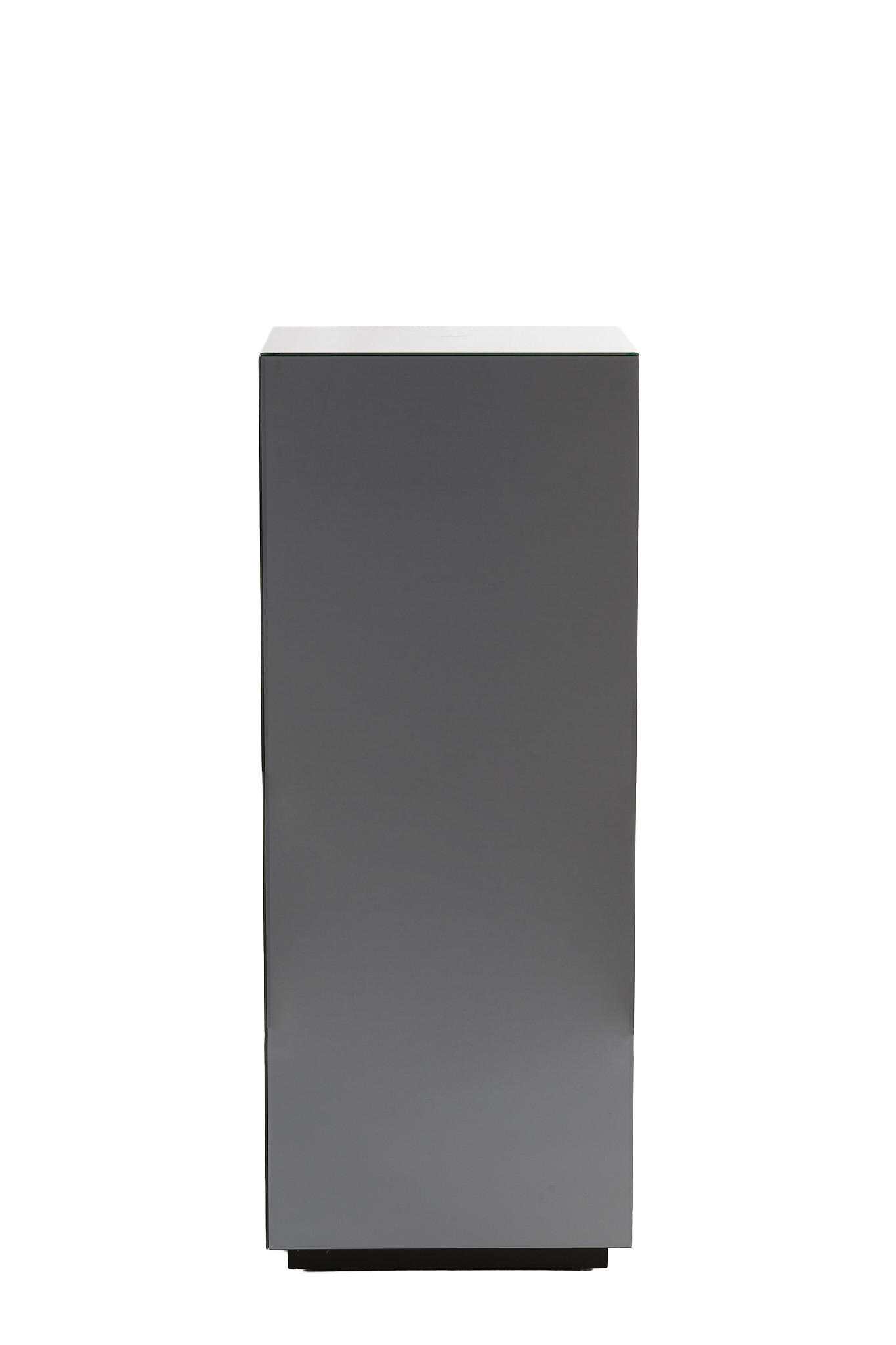BLUMENSÄULE Daxton Grau 40/40/100 cm - Grau, Glas (40/40/100cm) - Light & Living