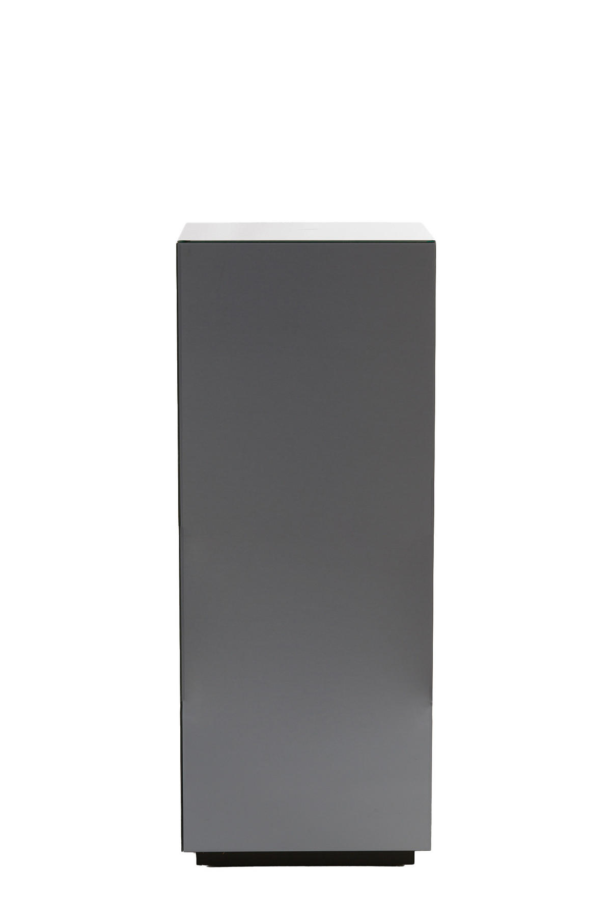BLUMENSÄULE Daxton Grau 40/40/100 cm - Grau, Glas (40/40/100cm) - Light & Living
