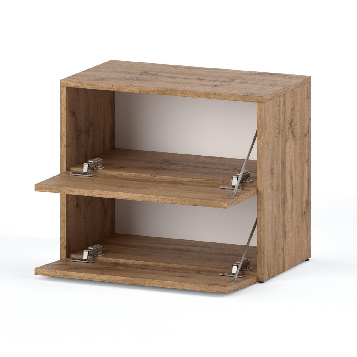 SCHUHREGAL – EICHE WOTAN - Eiche Wotan, Holz (60/50/36cm) - Stiv Meble