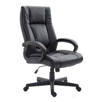 BÜROSTUHL Sportino XL, Kunstleder Schwarz - Schwarz, Kunststoff/Textil (66/116/70cm) - TPFLiving