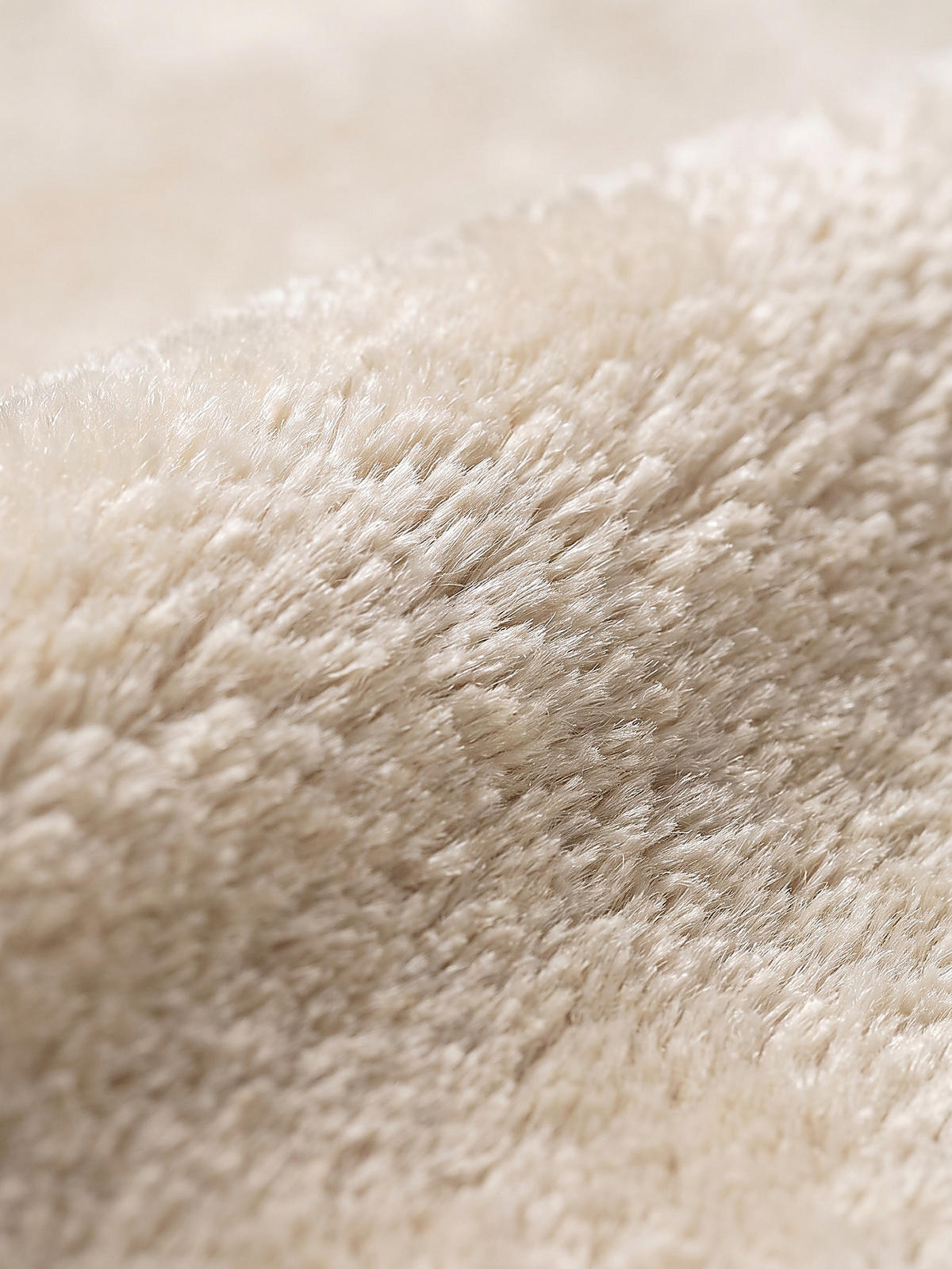 HOCHFLORTEPPICH Antirutsch Uni ALDAN Polyester Beige 300 x 400 cm - Beige, Textil (300/400cm) - KADIMA DESIGN